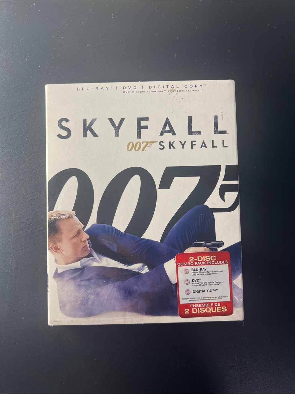 Skyfall (Blu-ray + DVD) - White & Blue Packaging